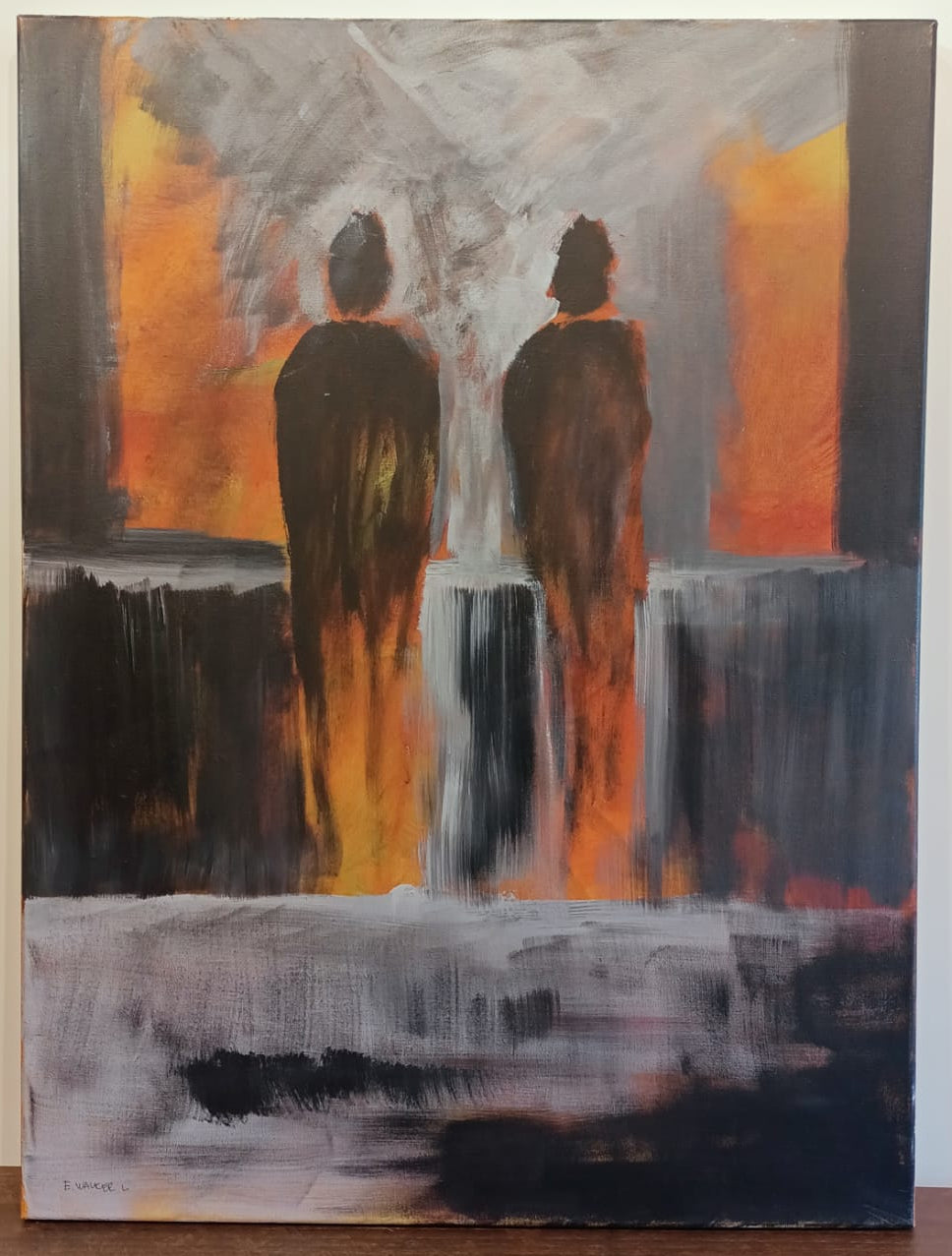 Siluetas (80 cm x 60 cm) - Eduardo Walker