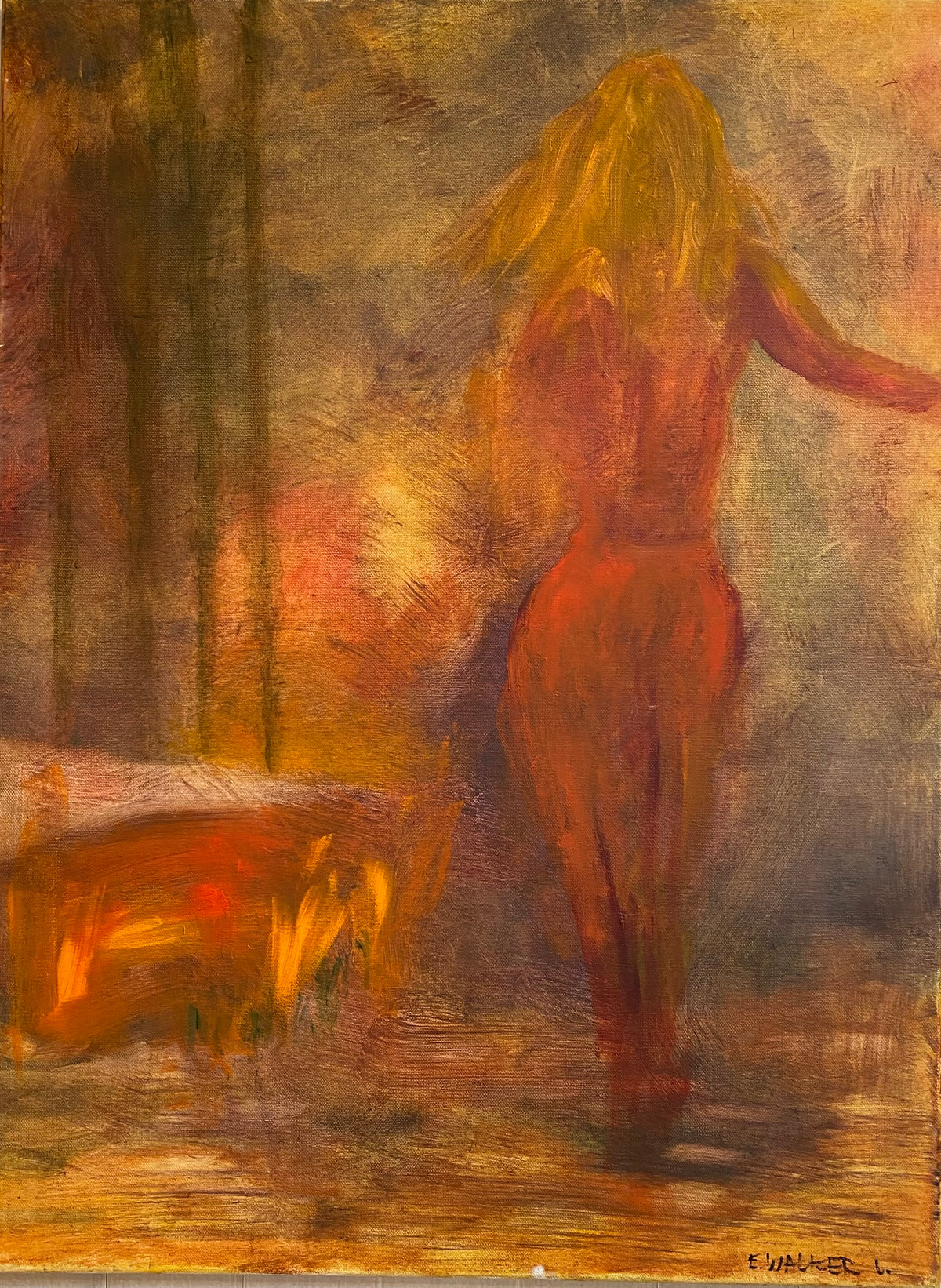 Entrando al bosque - Eduardo Walker (Vendido)