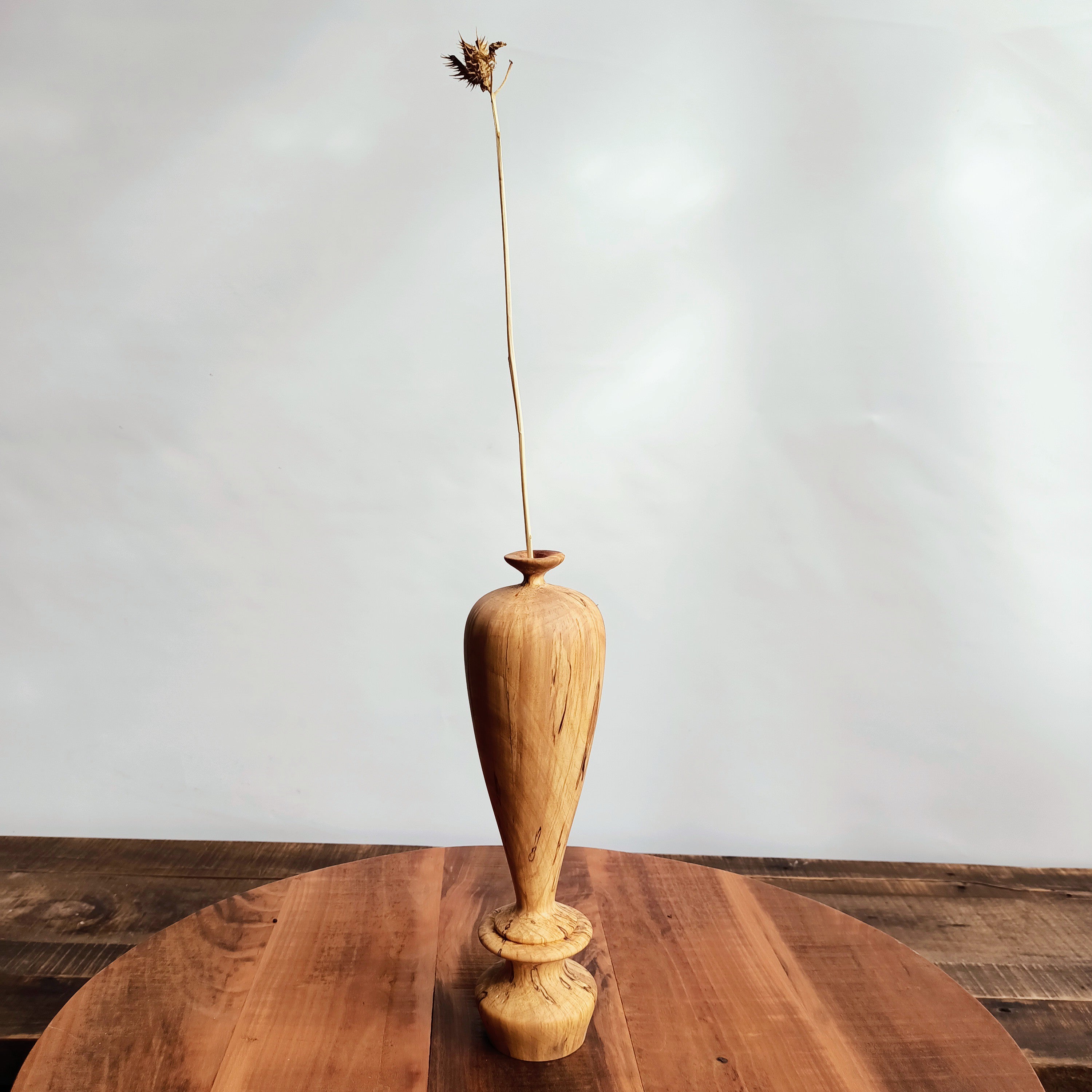 Florero Madera de Roble