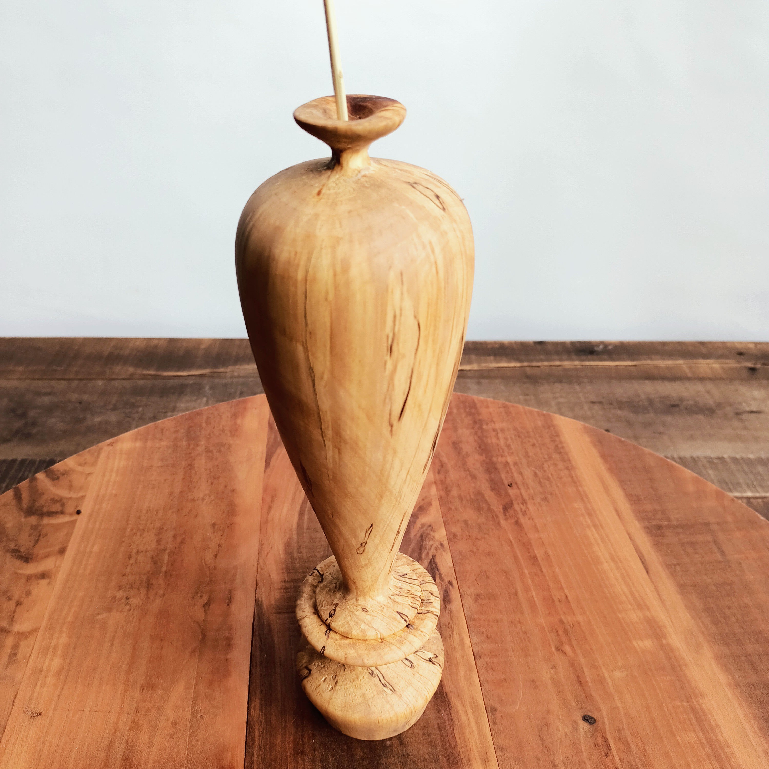 Florero Madera de Roble