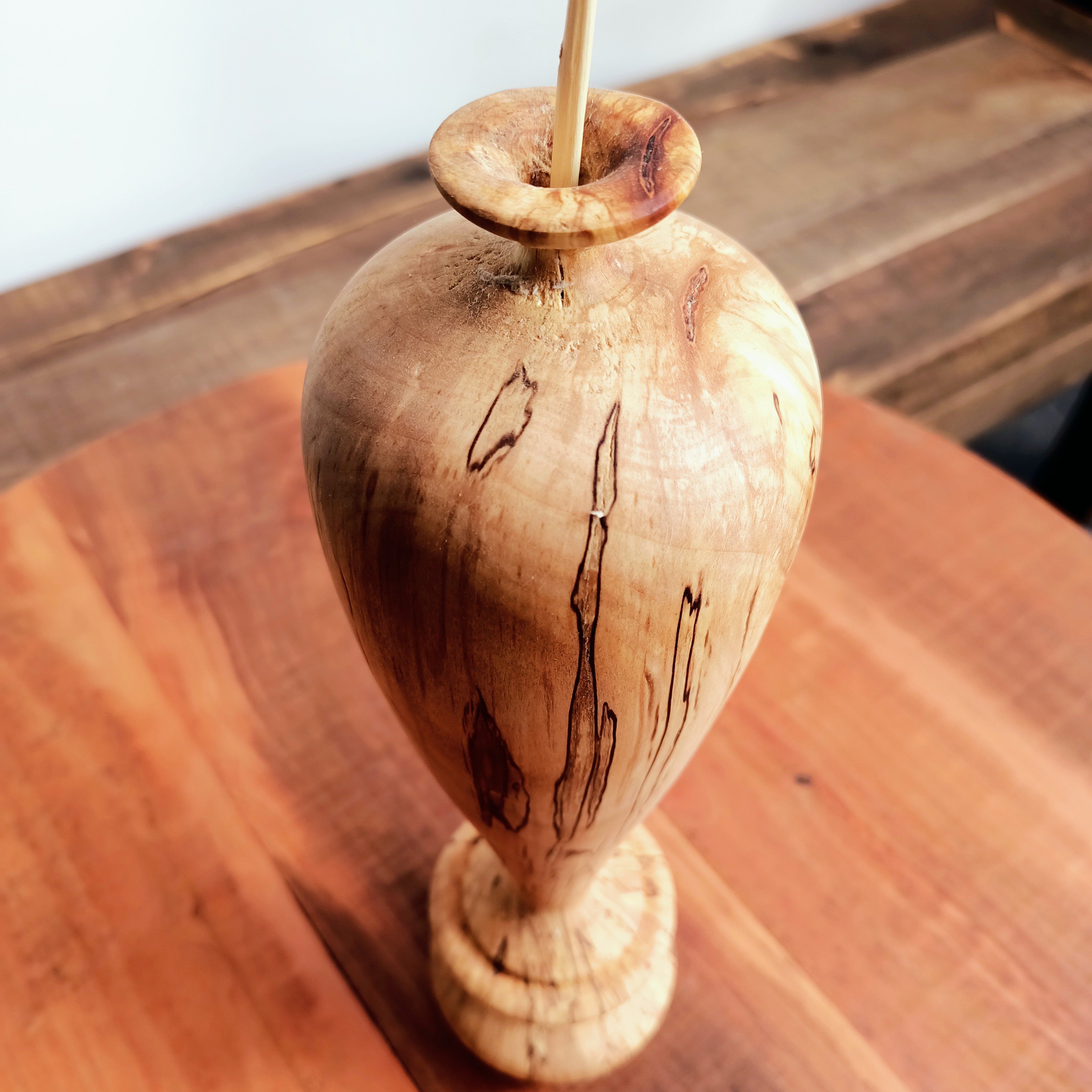 Florero Madera de Roble
