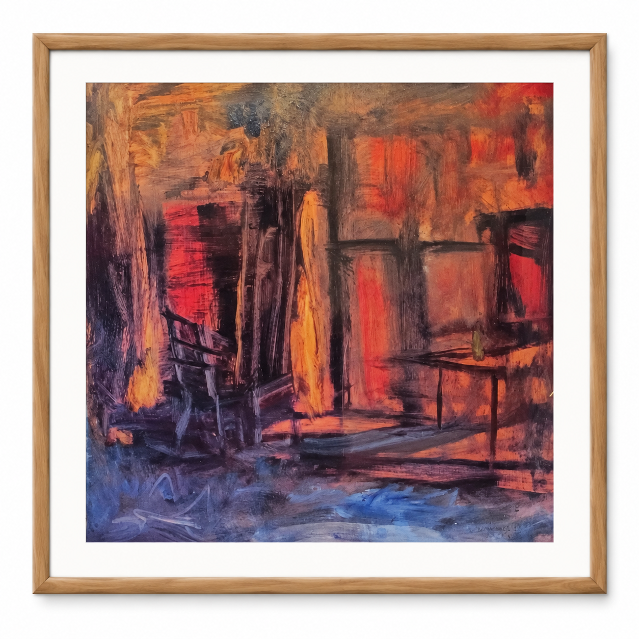 Interior encendido