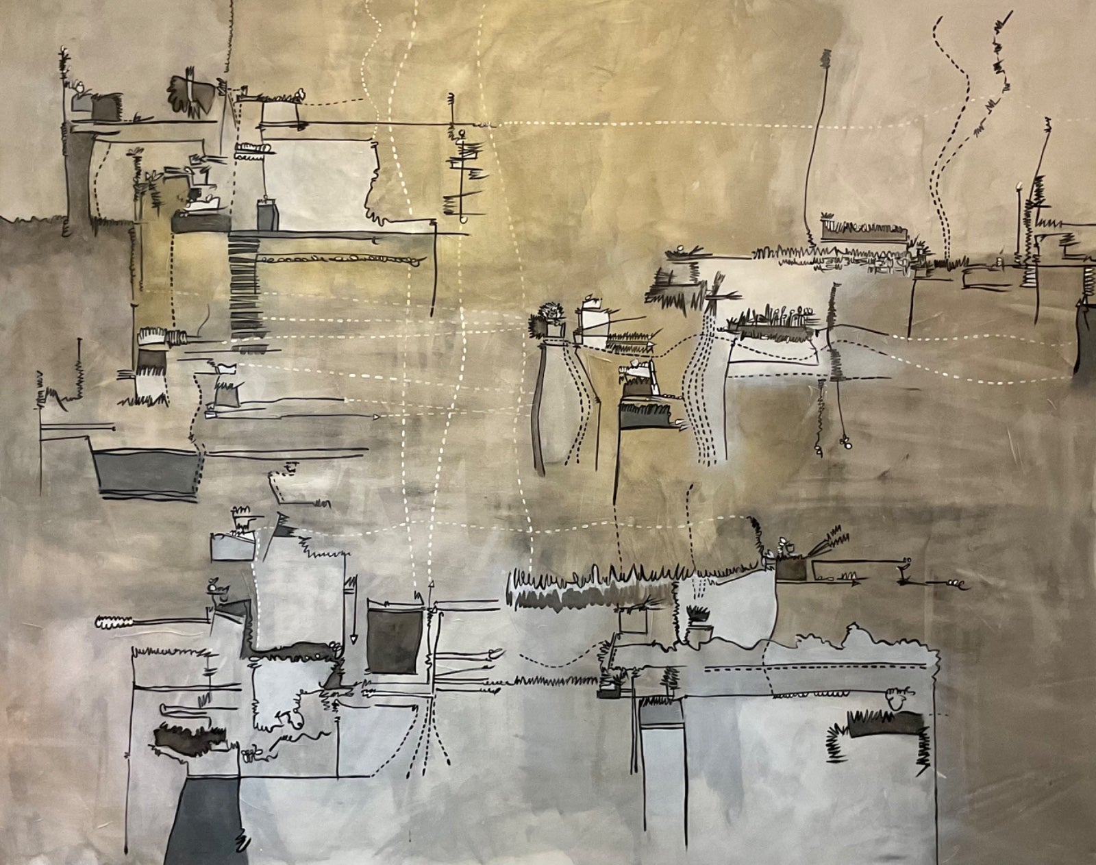 Re -  Sistema (150cm x 115cm)- Mariana Falcón