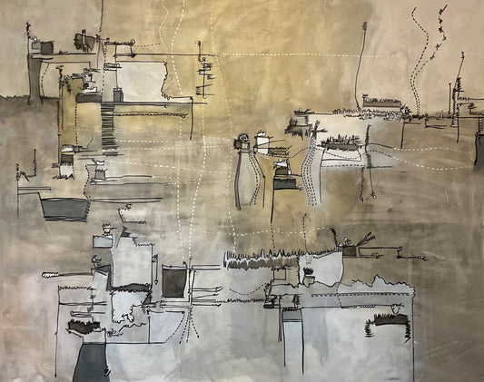 Re -  Sistema (150cm x 115cm)- Mariana Falcón