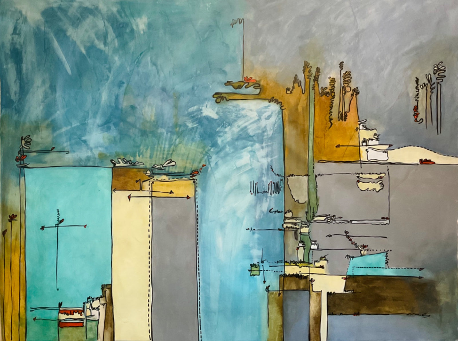 La Marea (150cm x 115cm) - Mariana Falcón