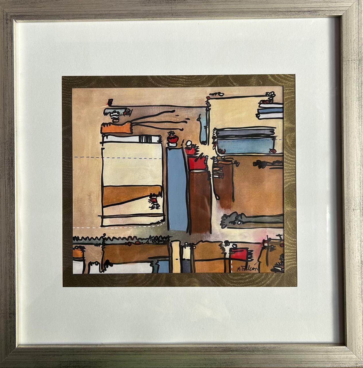 Geografía 1 (30cm x 30cm) - Mariana Falcón