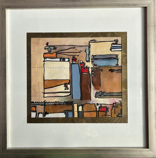 Geografía 1 (30cm x 30cm) - Mariana Falcón