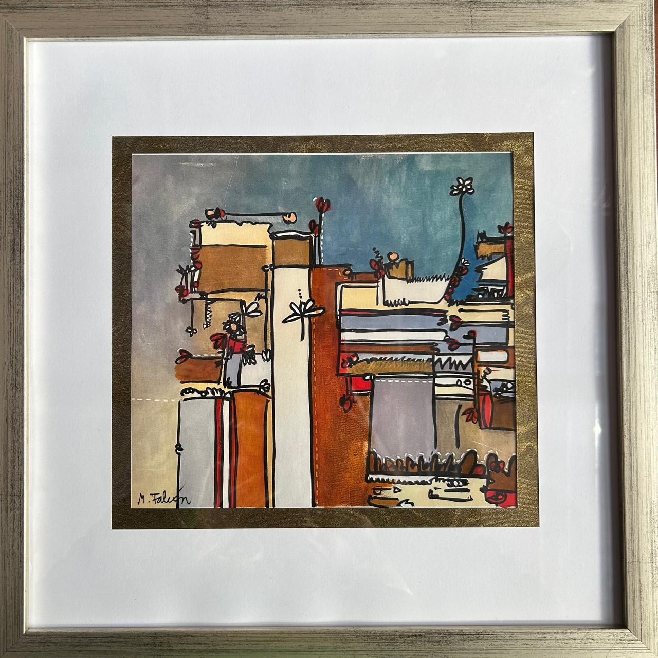 Geografía II (30cm x 30cm)- Mariana Falcón