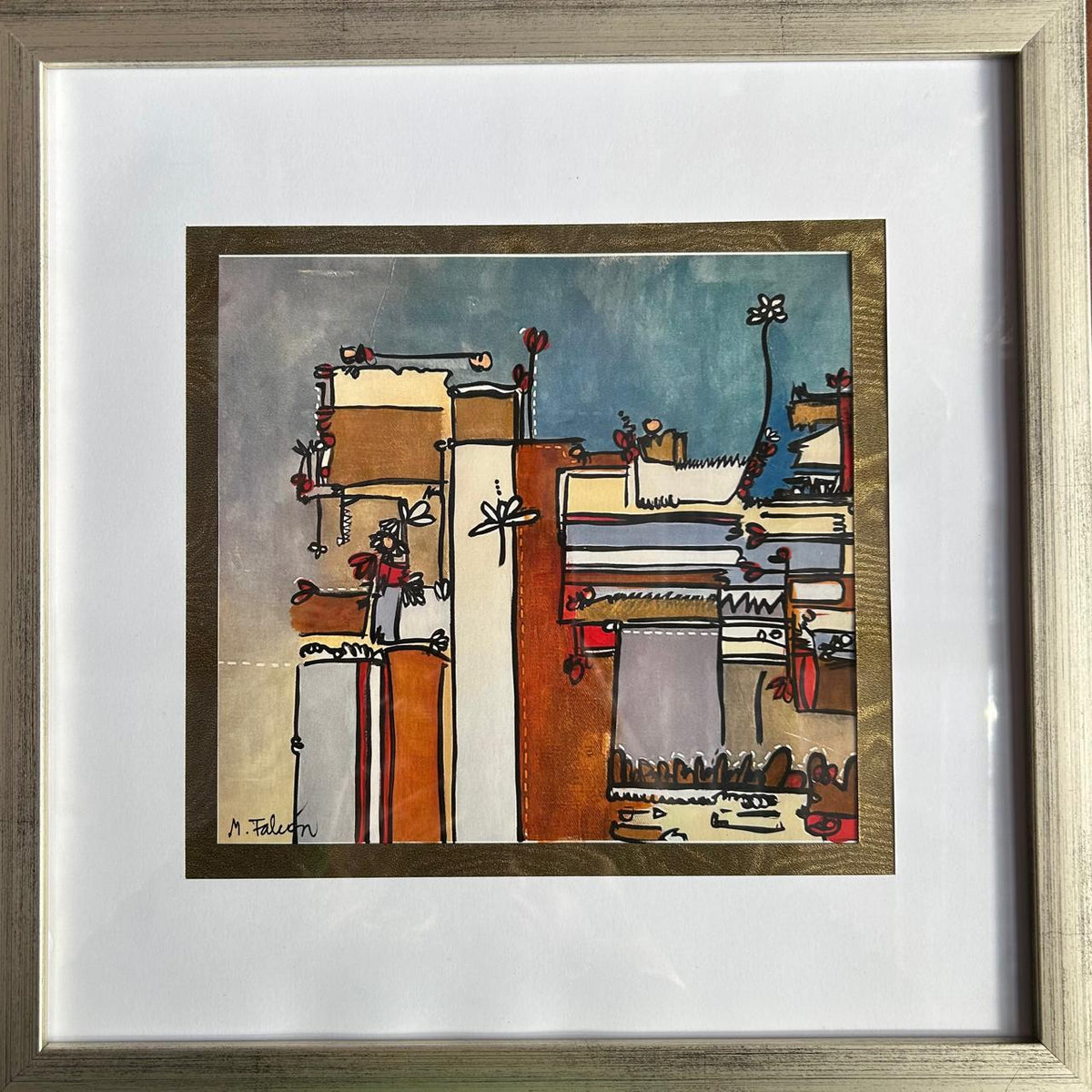 Geografía II (30cm x 30cm)- Mariana Falcón