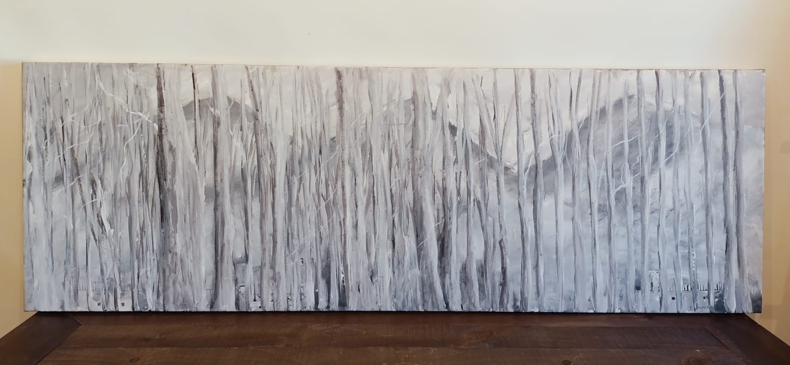 Paisaje Bosque (150 cm x 50 cm) - Eduardo Walker