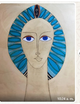 Sofia (50 cm x 50 cm) -  Felipe Castro